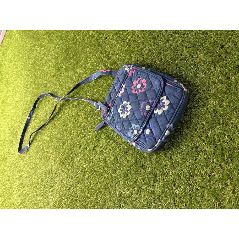 Vera Bradley Ellie Flowers Quilted Floral Crossbody Mail style Bag Retired